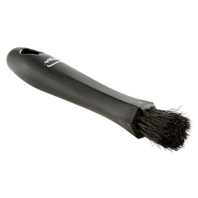 Vikan Transport Wooden Interior Brush - Black - Medium Fibers - Ø20mm - 150mm