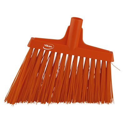 Vikan Hygiene corner broom - Orange - Extra Hard Long Slanted Fibers - 290mm