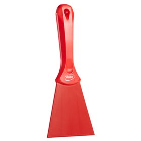 Vikan Hygiene Nylon Hand Scraper - Red - 100mm