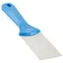 Vikan Hygiene Handschraper met RVS Blad - Blauw - 50mm