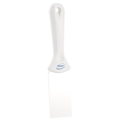 Vikan Hygiene Hand Scraper with Stainless Steel Blade - White - 50mm