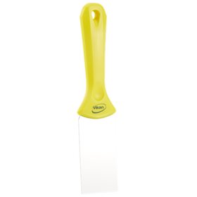 Vikan Hygiene Hand Scraper with Stainless Steel Blade - Yellow - 50mm