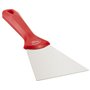 Vikan Hygiene Hand Scraper with Stainless Steel Blade - Red - 100mm