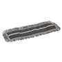 Vikan Microfibre Damp47 - Microfibre Flat Mop - Dark Gray - Pocket - 40cm