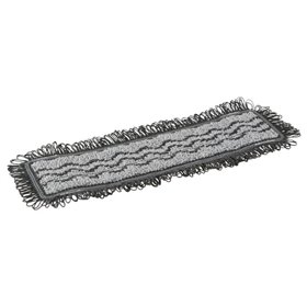 Vikan Microfibre Damp42 - Microfibre Flat Mop - Dark Gray - Pocket - 400mm