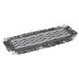 Vikan Microfiber Damp42 - Microfiber Flat Mop - Dark Gray - Velcro - 250mm