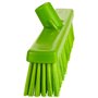 Vikan Hygiene combination sweeper - Lime - Hard - Soft Fibers - 410mm