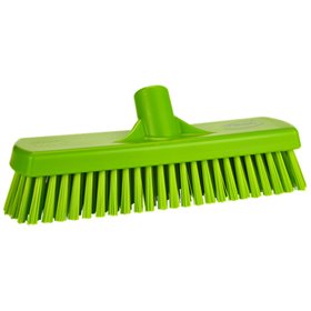 Vikan Hygiene Floor Scrubber - Lime - Hard - 305mm