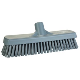 Vikan Hygiene Floor Scrubber - Gray - Hard - 305mm