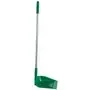 Vikan Hygiene Stofblik met Rechtopstaande Aluminium Steel 75cm - Groen - haaks - 330mm