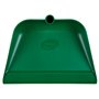 Vikan Hygiene Dust Pan with Upright Aluminum Handle 75cm - Green - angled - 330mm