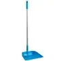 Vikan Hygiene Stofblik met Rechtopstaande Aluminium Steel 75cm - Blauw - 330mm
