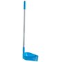 Vikan Hygiene Dust Pan with Upright Aluminum Handle 75cm - Blue - 330mm