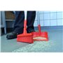 Vikan Hygiene Stofblik met Rechtopstaande Aluminium Steel 75cm - Rood - haaks - 330mm