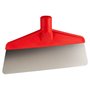 Vikan Hygiene floor scraper - Red - rounded Flexible stainless steel blade: 260mm