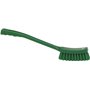 Vikan Hygiene Narrow Brush Long Handle - Green - Hard Fibers - 420mm