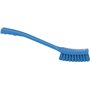 Vikan Hygiene Narrow Brush Long Handle - Blue - Hard Fibers - 420mm