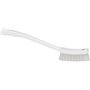 Vikan Hygiene Narrow Brush Long Handle - White - Hard Fibers - 420mm