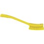 Vikan Hygiene Narrow Brush Long Handle - Yellow - Hard Fibers - 420mm