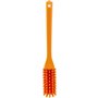 Vikan Hygiene Narrow Brush Long Handle - Orange - Hard Fibers - 420mm