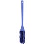 Vikan Hygiene Narrow Brush Long Handle - Purple - Hard Fibers - 420mm