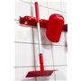 Vikan Hygiene Nylon Schraper-Duwer - Rood - met Steelaansluiting - 270mm