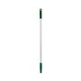 Vikan Hygiene Aluminum Handle - 840mm - Ø22mm - Green - with Screw Thread