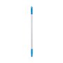 Vikan Hygiene Aluminum Handle - 840mm - Ø22mm - Blue - with Screw Thread