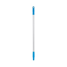 Vikan Hygiene Aluminum Handle - 840mm - Ø22mm - Blue - with Screw Thread