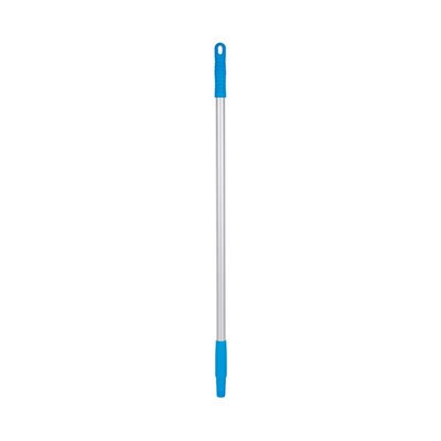 Vikan Hygiene Aluminum Handle - 840mm - Ø22mm - Blue - with Screw Thread