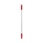 Vikan Hygiene Aluminum Handle - 840mm - Ø22mm - Red - with Screw Thread