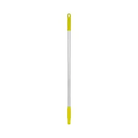 Vikan Hygiene Aluminum Handle - 840mm - Ø22mm - Yellow - with Screw Thread
