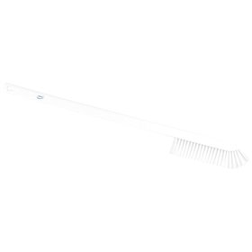 Vikan Hygiene Precision Brush Long Handle - White - Medium Fibers - 600mm