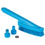 Vikan Hygiene Hand Brush with Water Throughput - Blue - Hard - 330mm