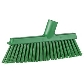 Vikan Hygiene Medium Sweeper for Dustpan with Long Handle - 250 mm - Green