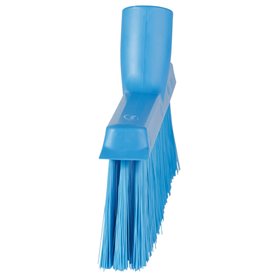 Vikan Hygiene Medium Veger voor Stofblik met Lange Steel - 250 mm - Blauw