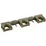 Vikan Hygiene Hi-Flex Hanging System with 3 Rubber Band Clamps and 2 Hooks - Brown - 420mm