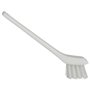 Vikan Hygiene Small Detail Brush with Scraping Edge - White - Hard Fibers - 150mm