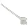 Vikan Hygiene Small Detail Brush with Scraping Edge - White - Hard Fibers - 150mm