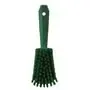 Vikan Hygiene Dish Brush with Short Handle - Green - Soft Fibers - 270mm