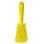 Vikan Hygiene Dish Brush with Short Handle - Yellow - Soft Fibers - 270mm