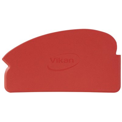 Vikan Hygiene Hand Scraper - Metal detectable - Red - Flexible - 165mm