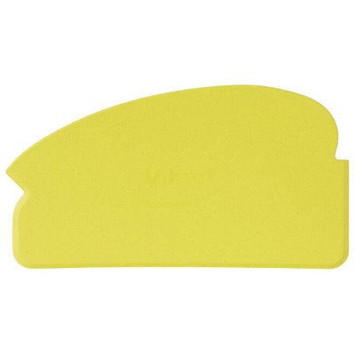 Vikan Hygiene Hand Scraper - Metal detectable - Yellow - Flexible - 165mm