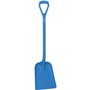 Vikan Hygiene Shovel - Metal detectable - Blue - Straight Handle 1,040mm - Blade 327x271mm