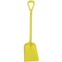 Vikan Hygiene Shovel - Metal detectable - Yellow - Straight Handle 1,040mm - Blade 327x271mm