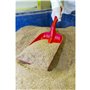 Vikan Hygiene Hand Scoop - Metal detectable - Red - flat - 550mm