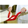 Vikan Hygiene Hand Scoop - Metal detectable - Red - flat - 550mm