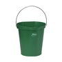 Vikan Hygiene Bucket with Pour Spout - Metal Detectable - Green - Graduation - 12ltr