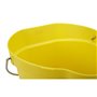 Vikan Hygiene Bucket with Pour Spout - Metal Detectable - Yellow - Graduation - 12ltr