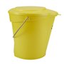 Vikan Hygiene Bucket with Pour Spout - Metal Detectable - Yellow - Graduation - 12ltr